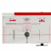 Alinhador de Direção Dianteiro/Traseiro Automotivo Vermelho para Rampa - MAQUINAS RIBEIRO-COD4107