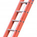 Escada Extensível Vazada Laranja 6 Metros 19 Degraus Tipo D - COGUMELO-EFV-19
